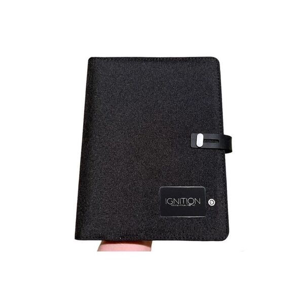 PAVO Wireless Charger & Micro USB Refillable Journal Padfolio Notebook - Picture 1 of 13